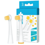 edel+white Aufsätze für elektrische Zahnbürste. Focus Brush Head Duo for SG8+ – Aufmerksames Putzen jedes einzelnen Zahns