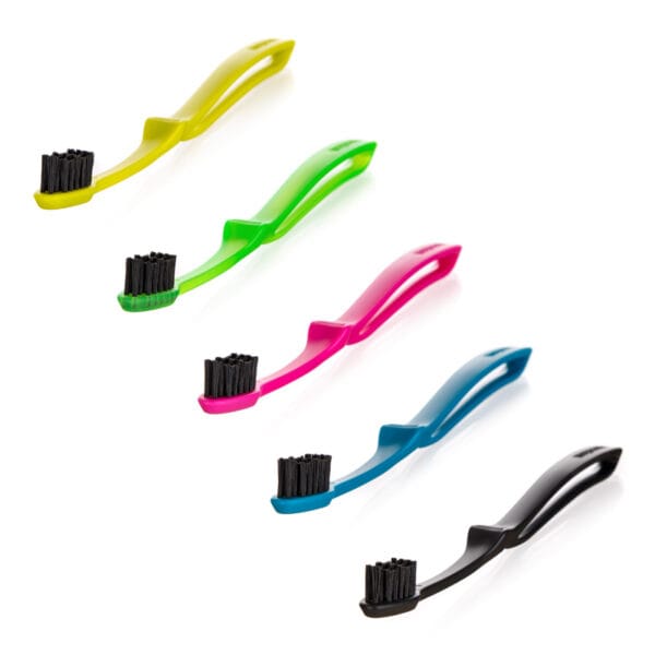 Brosse à dents megasmile Loop avec poils en charbon actif dans le set Duo PET Box - blanchiment des dents en douceur & design suisse. Illustration toutes les couleurs, image du produit. 