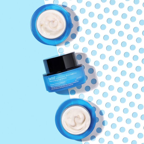 belif Moisturizing Eye Bomb 25ml – Augencreme mit Peptiden, Bakuchiol & Koffein gegen Falten & Augenringe.