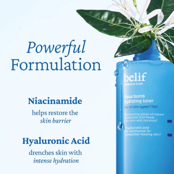 52102223 belif Aqua Bomb Hydrating Toner 200ml - Powerful Formulation