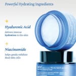 belif Aqua Bomb Sleeping Mask 75ml - ingrédients hydratants puissants. acide hyaluronique & niacinamide 