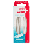 edel+white Supersoft Floss 50 strands – Perfekt zum Reinigen um und unter Zahnspangen, Brücken und Implantaten - Abbildung Verpackung