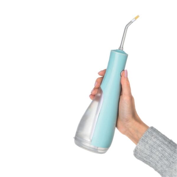 edel+white Flosserpik Power Spa – Der Champion der mobilen Mundduschen mit viel Power. Abbildung Produkgrösse.