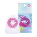 REACH POP fil dentaire cannelle - fil dentaire végétal, ciré, 384 microfils & emballage durable, 50m. Photo produit avec emballage. 